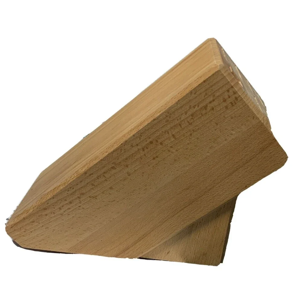 J.A. Henckels 10 Spot Wood Knife Block Cutlery Countertop Storage